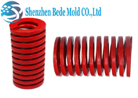 Red Heavy Duty Mold Spring / Industrial Compression Spring ISO10243 Standard