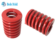 Red Injection Mold Spring TM Medium Load Stamping Die Flat Wire Spring OD 40mm