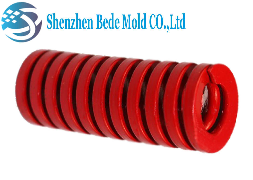 High Accuracy Medium Load Mould Red Die Spring OD 10mm ID 5mm 2pcs for Plastic molds for Metal die-Casting Dies for Stamping TM1040mm 
