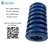 Medium Load Mold Springs Blue Color B Series Rectangular ISO10243 standard