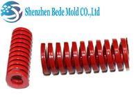 Red Heavy Load Mold Spring For Metal Die Casting Dies / Plastic Molds
