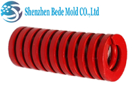 Red Heavy Load Mold Spring For Metal Die Casting Dies / Plastic Molds