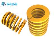 Industrial Compressed Mold Spring Lightest Load 60Si2MnA Materials OD 8mm 10mm Yellow