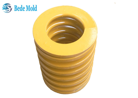 Yellow Color Compression Springs OD 30mm 50CrVA Materials TF