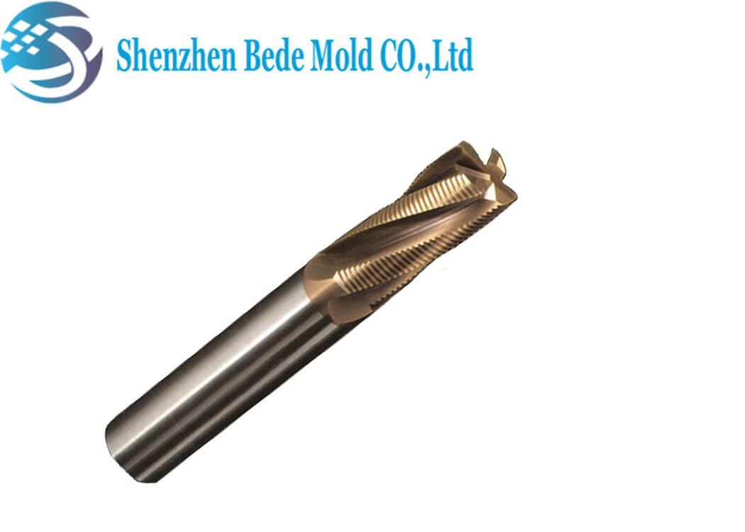 Ti-Ni Alloys 4 Flutes Square End Mill Cutter Tungsten Carbide Multifunctional Customized