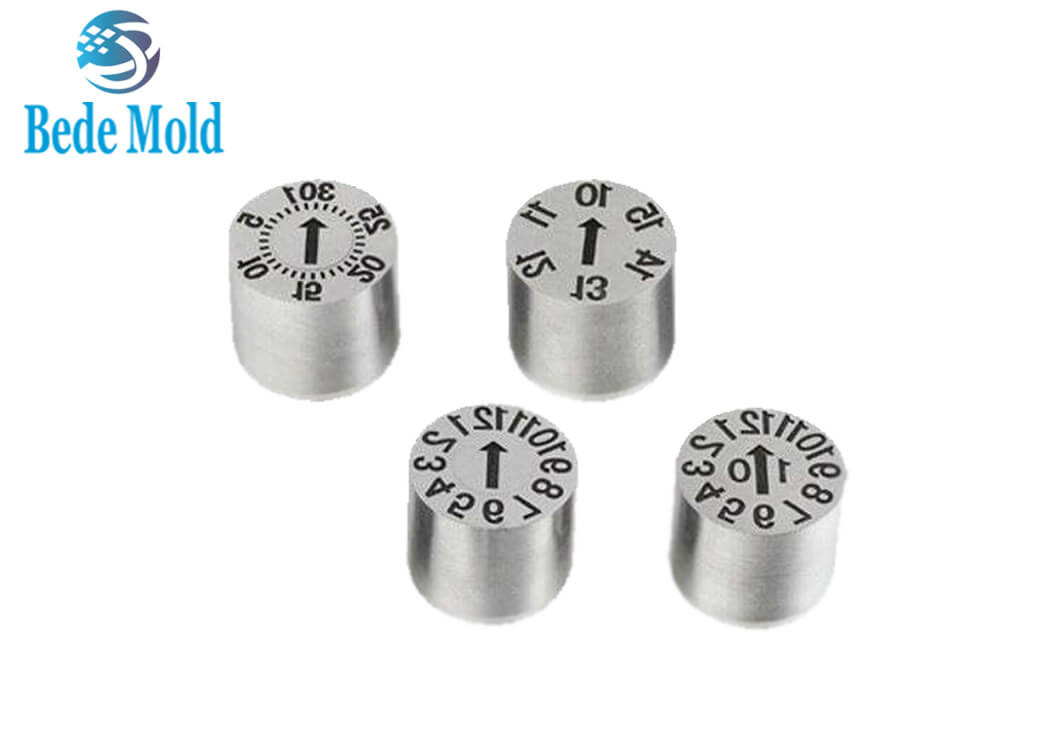 Precision Mold Parts Mold Date Insert Date Stamp Customized Size Stainless Steel SUS420 Materials