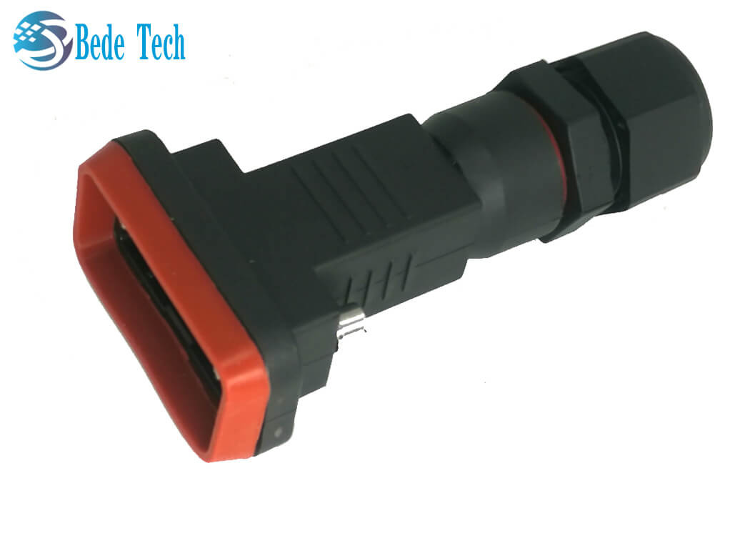 Waterproof AISG Connector RET AISG Cable Pulg D-USB 15 PIN 3G 4G ...